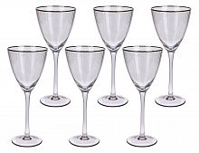 Набор бокалов для вина "Элеганца", стекло, прозрачный, 420 мл (6 шт.), Koopman International