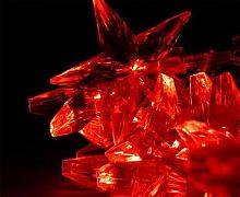 Электрогирлянда "Звездочки", 20 красных LED-ламп, 3+1,5 м, прозрачный провод, SNOWHOUSE