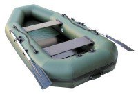 Надувная лодка Лидер Компакт-265 (зеленая)