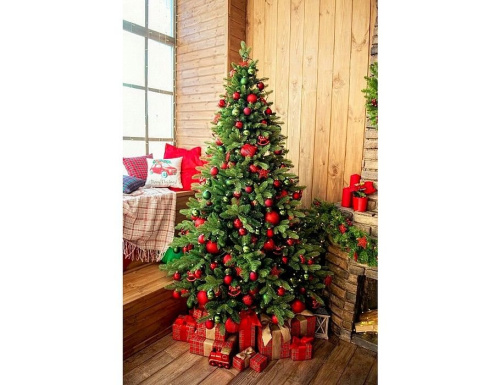 Искусственная елка Ленинградская, зелёная, хвоя ЛИТАЯ+ПВХ, 210 см, Max CHRISTMAS в интернет-магазине VsemPodarok.com фото 2