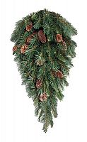 Настенный декор "Капля" с шишками, 91 см, National Tree Company