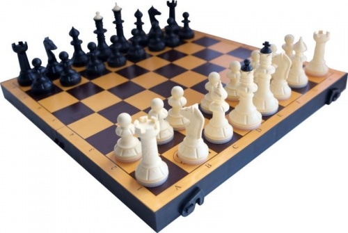 Шахматы + шашки "Айвенго" малые фото 2