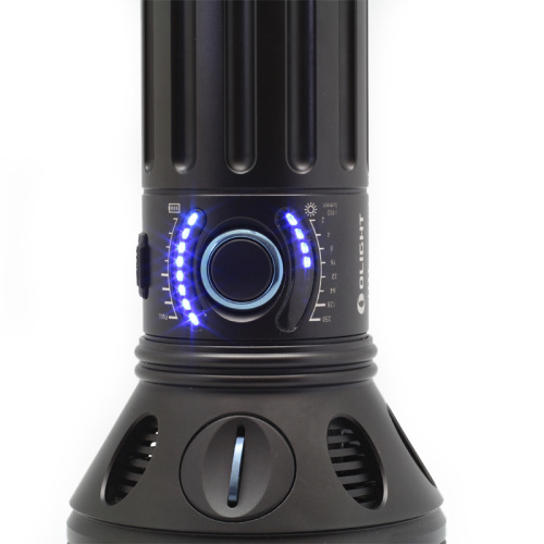 Фонарь светодиодный поисковой Olight X9R Marauder CW холодный (Комплект) фото 3