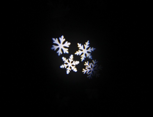 Светодиодный проектор "Кружение снежинок", холодный белый свет, для дома и улицы, Koopman International фото 2