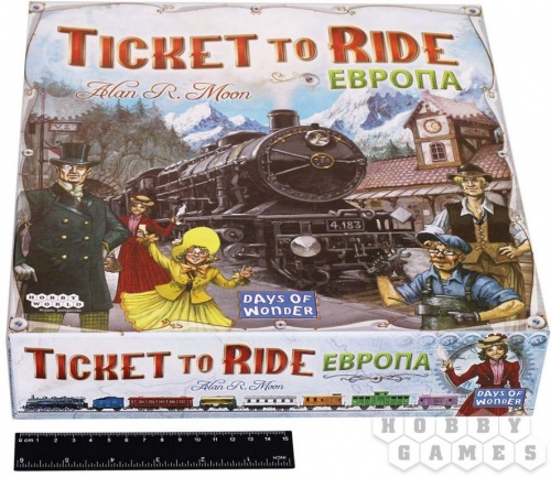 Настольная игра: Ticket to Ride: Европа (3-е рус. изд.) фото 2