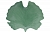 Блюдо Листок гинкго светло-зеленый. 35х29 см