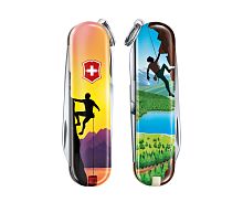 Нож-брелок Victorinox Classic LE 2020, 58 мм, 7 функций, "Climb High"