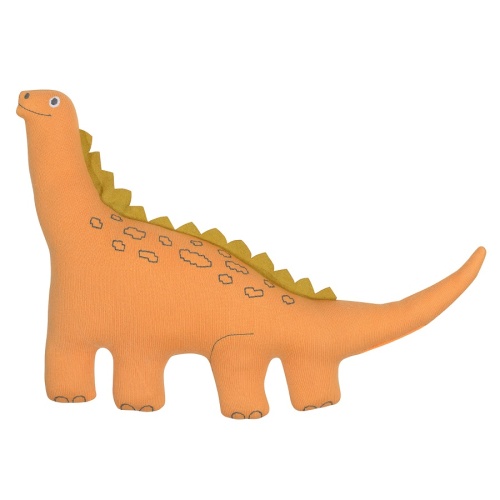 Игрушка мягкая вязаная Динозавр toto из коллекции tiny world 42х25 см фото 3