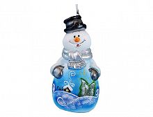 Свеча фигурная "Сказочный снеговик", 6х12 см, Омский Свечной