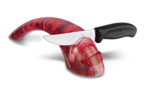 Точилка Victorinox для кухонных ножей с керамическими дисками, красная, 7.8721 фото 2