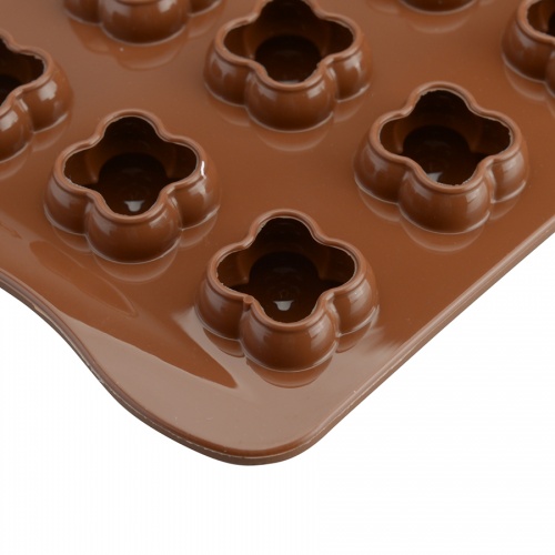 Форма для приготовления конфет choco game 11 х 21 см силиконовая фото 14