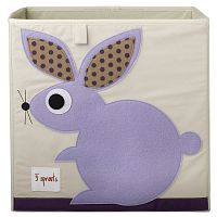 Коробка для хранения 3 Sprouts Фиолетовый кролик