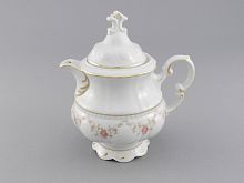 Заварочный чайник Leander 0,35л соната, фарфор, зелёный, белый
