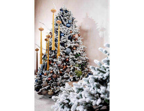 Ель искусственная ВИЗАНТИЙСКАЯ заснеженная 240 см, хвоя ЛИТАЯ 100%, Max CHRISTMAS в интернет-магазине VsemPodarok.com фото 2