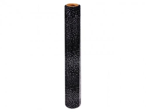 Ткань для декорирования "Праздничные переливы", черненое серебро, 30х500 см, Koopman International фото 2
