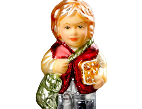 Ёлочная игрушка ГЕНЗЕЛЬ, стекло, 11 см, Inge Glas фото 4