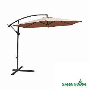 Зонт садовый Green Glade 6003 коричневый