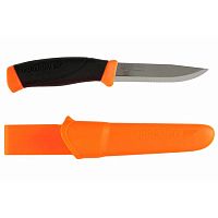 Нож Morakniv Companion F Serrated, нержавеющая сталь, оранжевый