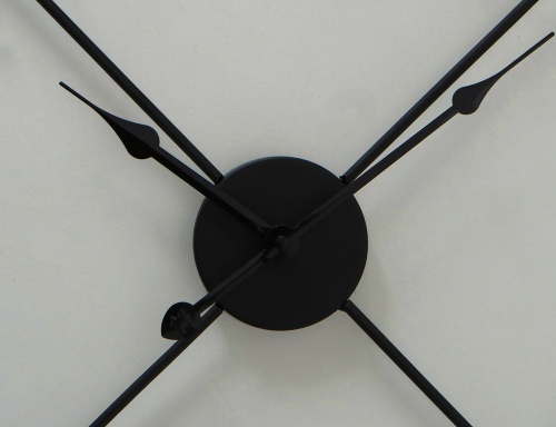 Настенные часы LOFT STYLE металлические, чёрные, 57 см, батарейки, Boltze фото 5