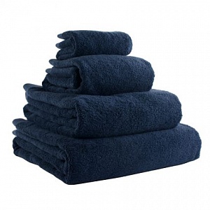 Полотенце для рук темно-синего цвета essential 50х90