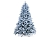 Искусственная ель ГАМИЛЬТОН (литая хвоя PE+PVC), заснеженная, 350 холодных белых LED-огней, 183 см, National Tree Company