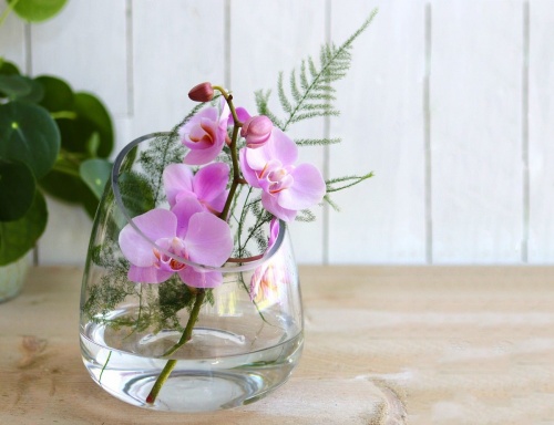 Стеклянная вазочка для флористических композиций "Сильва", 12.5 см, 4 SEASONS фото 2