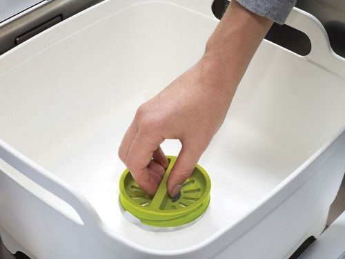 Контейнер для мытья посуды wash&drain™ серый, 85056 фото 2