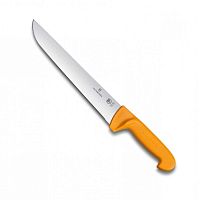 Нож Victorinox разделочный, лезвие 21 см, оранжевый