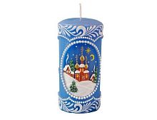 Декоративная свеча-столбик РОЖДЕСТВЕНСКАЯ НОЧЬ, 13 см, Омский Свечной