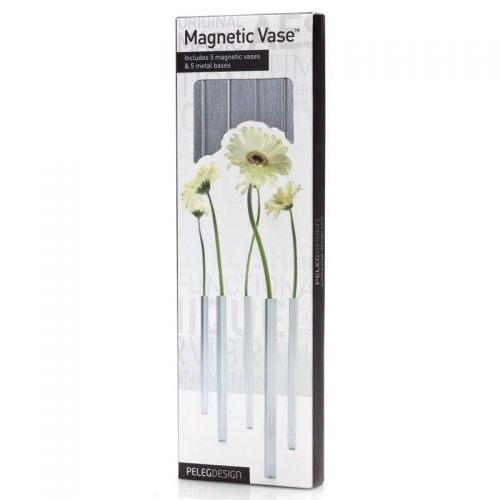 Набор магнитных ваз magnetic vase серебристый фото 8