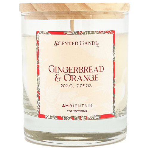 Свеча ароматическая gifting, Имбирное печенье, 40 ч фото 2