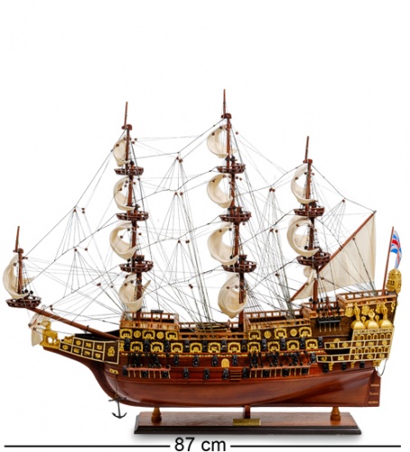 SPK-02 Модель британского линейного корабля 1637г. "Sovereign of the seas" фото 2