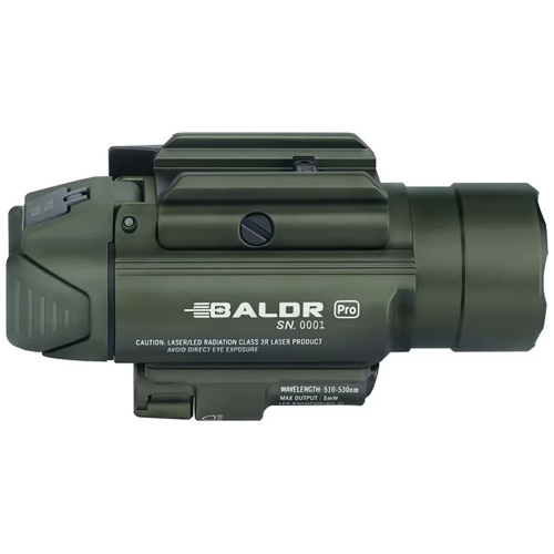 Фонарь светодиодный тактический Olight Baldr PRO Green фото 6