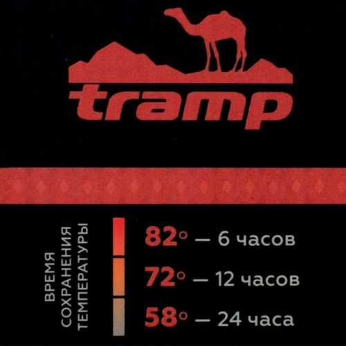 Термос Tramp 0,75 л черный TRC-031 фото 2