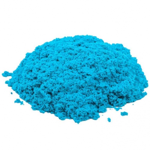 Космический пластичный песок с Ароматом Черники 1 кг (цвет голубой) фото 2