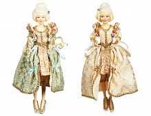 Коллекционная кукла под ёлку "Мадемуазель королевское обаяние", полистоун, текстиль, 30 см, разные модели, Goodwill