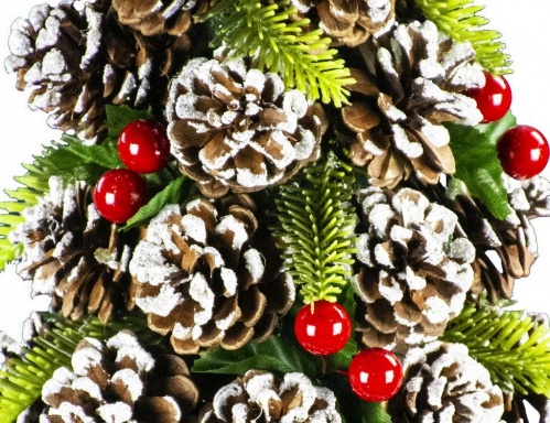 Настольная декоративная ёлка "Вайтбарк", A Perfect Christmas фото 5