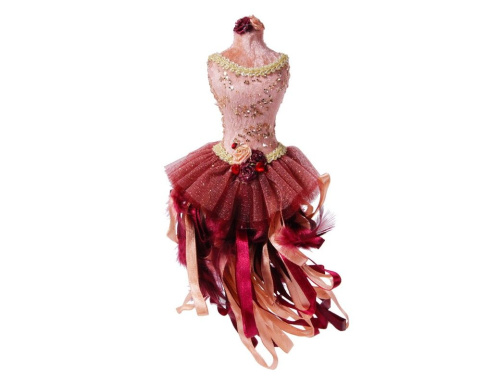 Ёлочная игрушка "Волшебное платье", текстиль, 28х8х6 см, Edelman, Noel (Katherine's style)