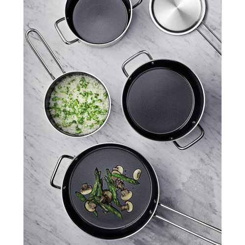 Сотейник stainless steel с керамическим покрытием 24 см фото 4