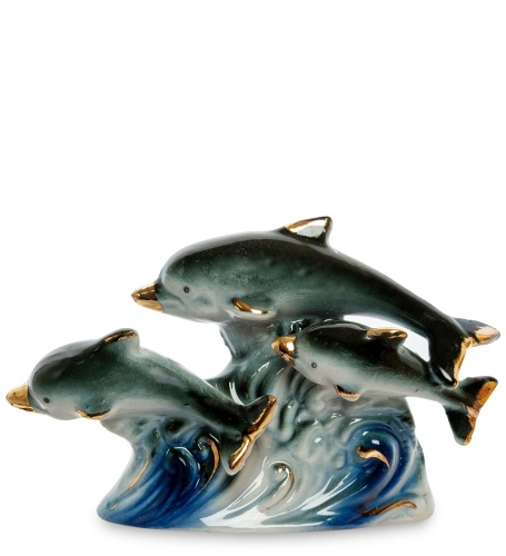 VS-411 Комплект из трех фигурок «Семейства дельфинов» фото 3