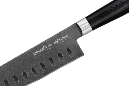 Нож Samura сантоку Mo-V Stonewash, 18 см, G-10 фото 4