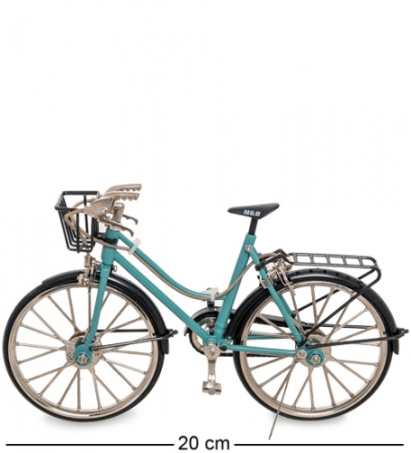 VL-06/1 Фигурка-модель 1:10 Велосипед женский "Torrent Ussury" голубой фото 2