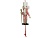 Ёлочная игрушка ЩЕЛКУНЧИК-МАРИОНЕТКА в розовом, деревянный, 12 см, Kaemingk (Decoris)