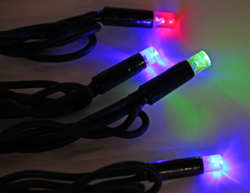 Уличная гирлянда Laitcom Legoled 75 разноцветных LED ламп 10 м, черный КАУЧУК, соединяемая, IP44, Laitcom фото 3