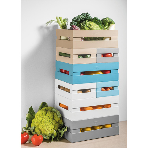 Ящик для хранения Tidy & Store S 22,4х5,4х8,7 см светло-серый фото 5