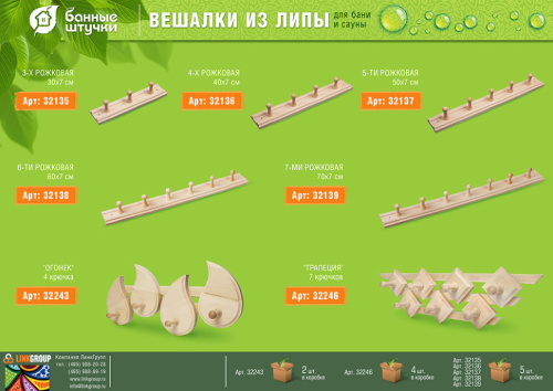 Вешалка Банные Штучки 3-х рожковая 32135 фото 3