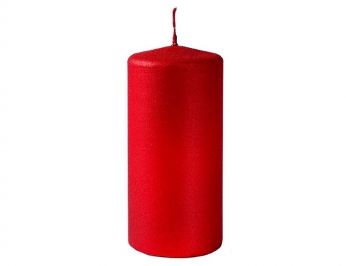 Свеча столбик "Рубиновый бархат", 6х12.5 см, Омский Свечной