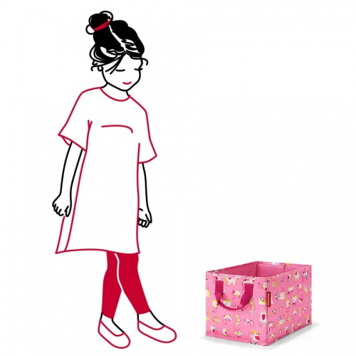 Коробка для хранения детская Storagebox ABC friends pink фото 3