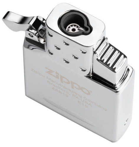 Газовый вставной блок для широкой зажигалки Zippo, одинарное пламя, нержавеющая сталь