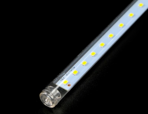 Светодиодная гирлянда Тающие Сосульки 10*0.5 м, 720 холодных белых LED ламп, черный ПВХ, 10 м, 12V, IP44, BEAUTY LED фото 3